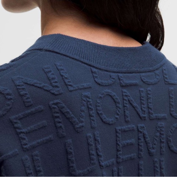 Lululemon Cotton-Blend Jacquard Crewneck Sweater NWT Size XS - Picture 2 of 8